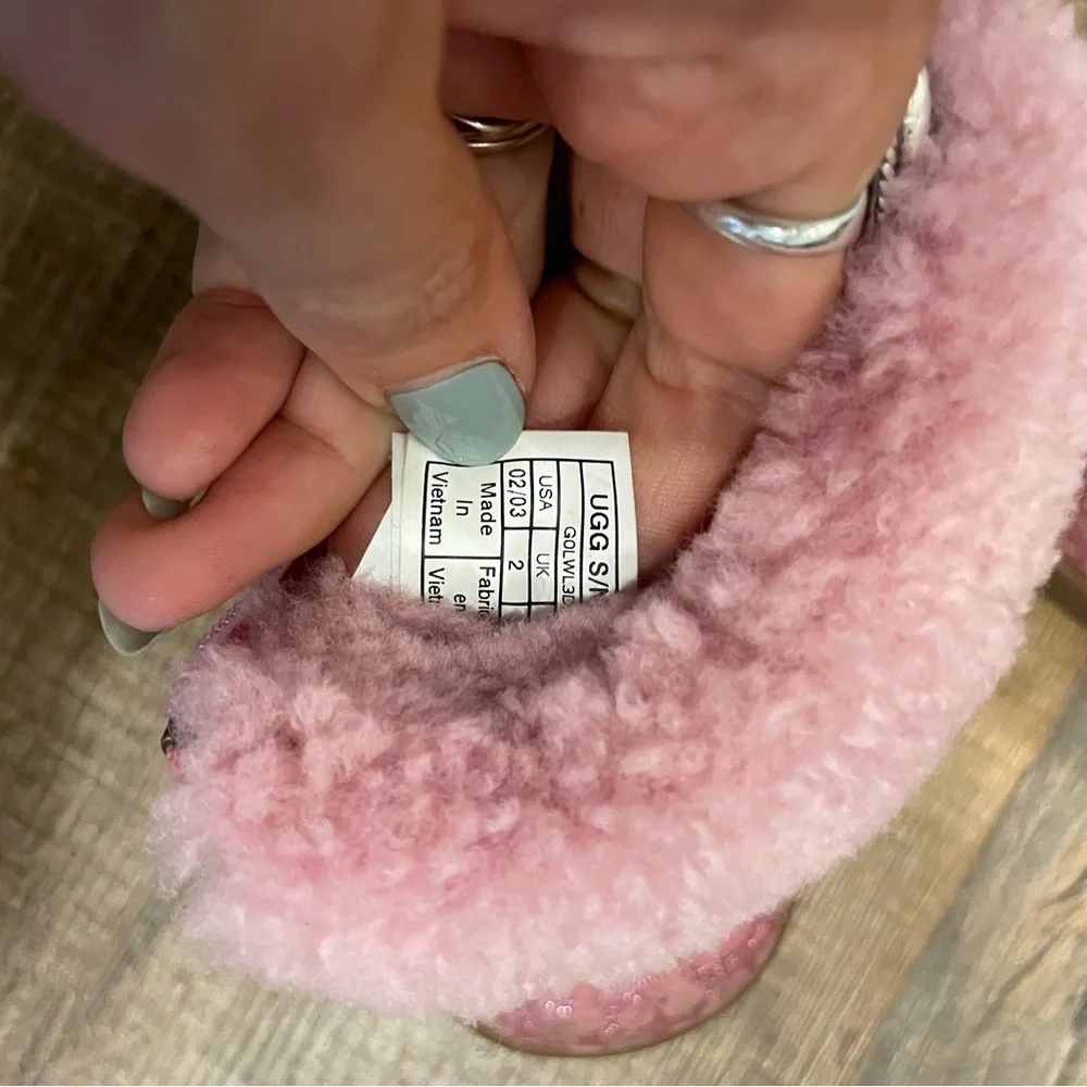UGG Jorie II Glitter Leopard Boots in Pink